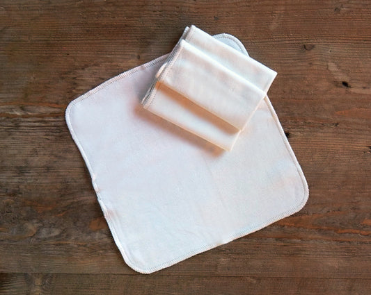 Reinigungstücher aus Biobaumwolle - 10er-Pack