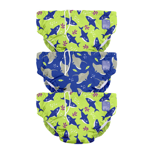Schwimmwindel 3er-Packung Neon