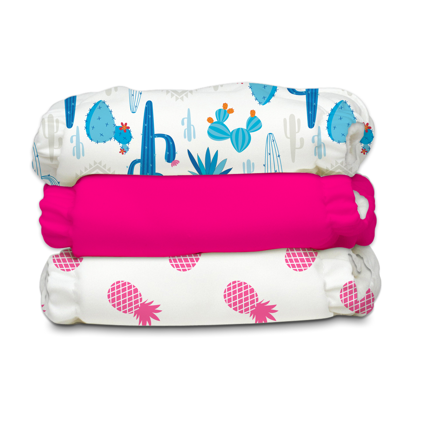 Charlie Banana Stoffwindeln - Pina Colada 3er-Pack