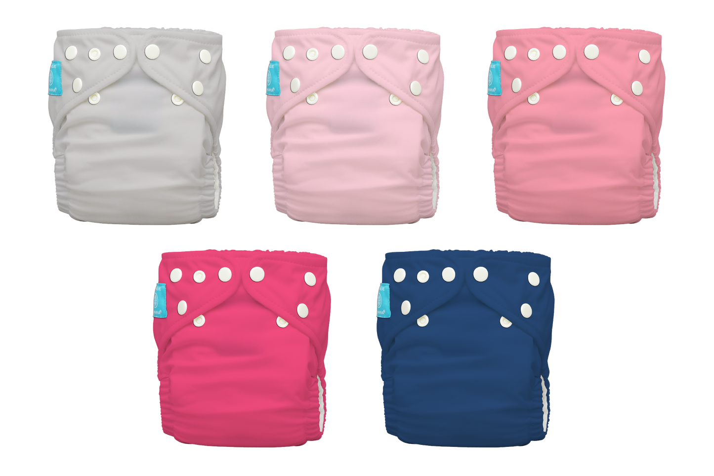 Charlie Banana "My First Diaper" - Pastel Pink 5er-Pack