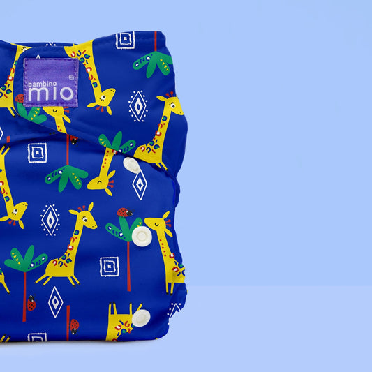 Bambino Mio Miosolo AIO Stoffwindel Giraffen Gala Safari