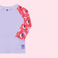 Bade-Shirt mit UV-Schutz lila